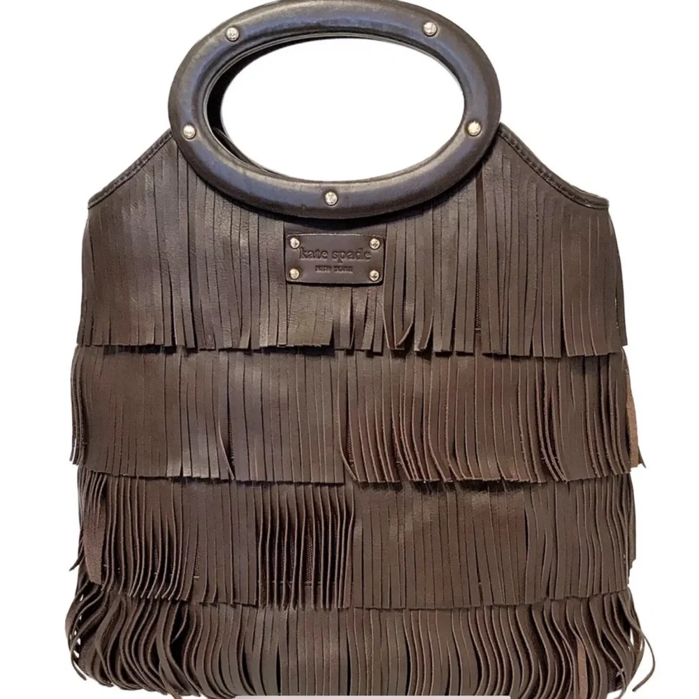 Kate Spade Yuma Ida Fringe Vintage Tote - Picture 2 of 9